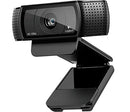 Logitech HD Pro C920 3 Megapixels 1920 x 1080 Pixels Resolution USB 2.0 Webcam Black - UK BUSINESS SUPPLIES