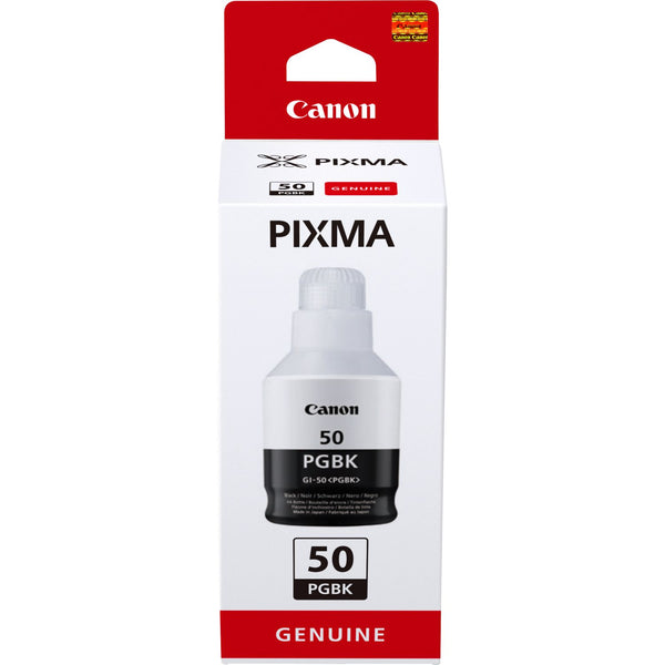 Canon GI50-PGBK Black Standard Capacity Ink Bottle 170 ml - 3386C001 - UK BUSINESS SUPPLIES