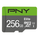 PNY 256GB Elite CL10 UHS1 MicroSDXC and AD - UK BUSINESS SUPPLIES