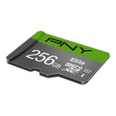 PNY 256GB Elite CL10 UHS1 MicroSDXC and AD - UK BUSINESS SUPPLIES