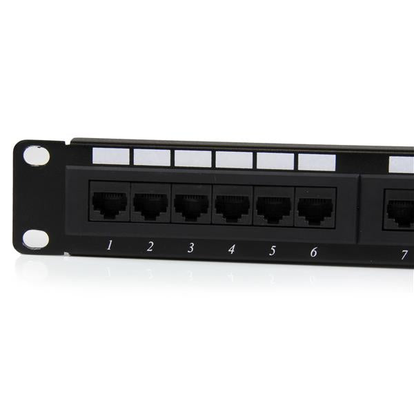 StarTech.com 24 Port 1U Cat 6 110 Patch Panel - UK BUSINESS SUPPLIES
