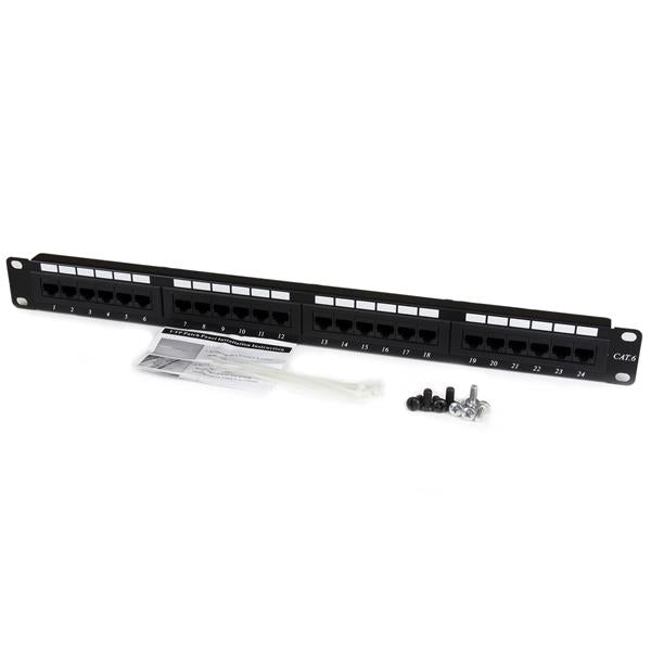 StarTech.com 24 Port 1U Cat 6 110 Patch Panel - UK BUSINESS SUPPLIES