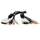 StarTech.com 6ft 4in1 USB DVID KVM Switch Cable - UK BUSINESS SUPPLIES