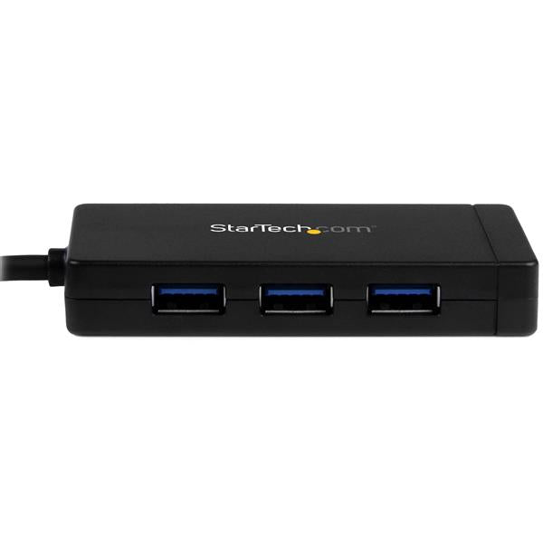 StarTech.com 3 Port USB 3.0 Hub with Gigabit Ethernet - UK BUSINESS SUPPLIES