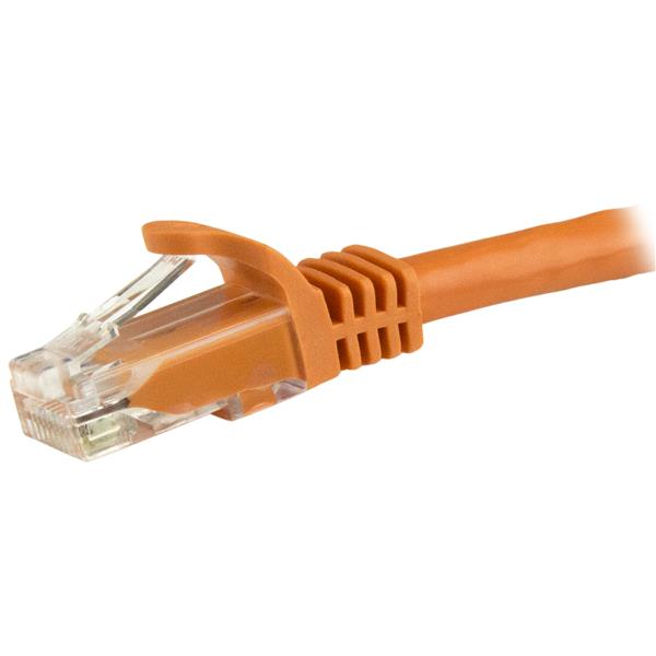 StarTech.com 3m Orange Snagless Cat6 UTP Patch Cable - UK BUSINESS SUPPLIES