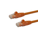 StarTech.com 5m Orange Snagless Cat6 UTP Patch Cable - UK BUSINESS SUPPLIES