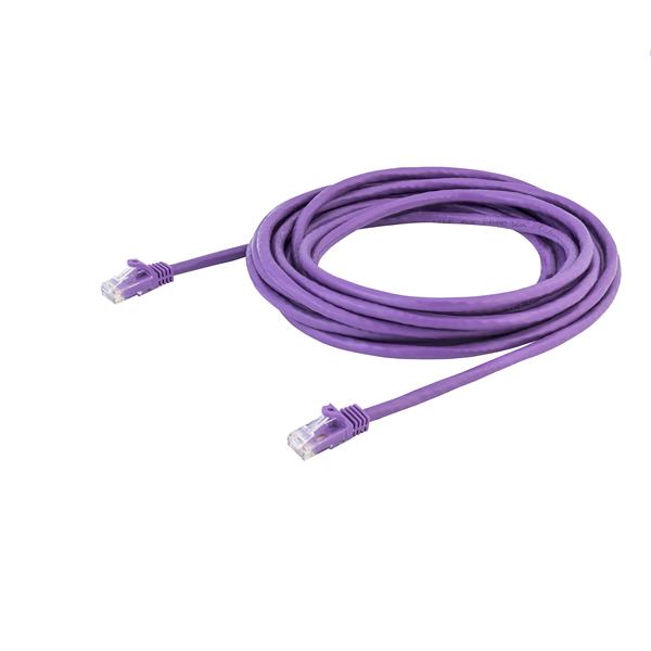 StarTech.com 5m Purple Snagless Cat6 Patch Cable - UK BUSINESS SUPPLIES