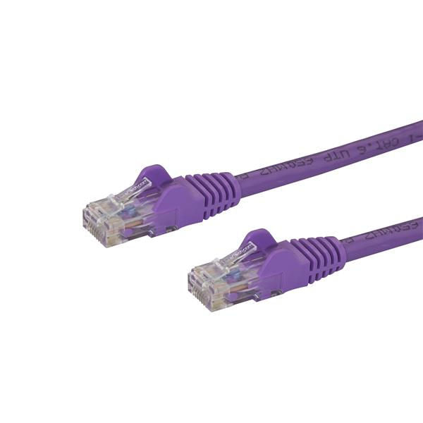 StarTech.com 7m Purple Snagless Cat6 UTP Patch Cable - UK BUSINESS SUPPLIES