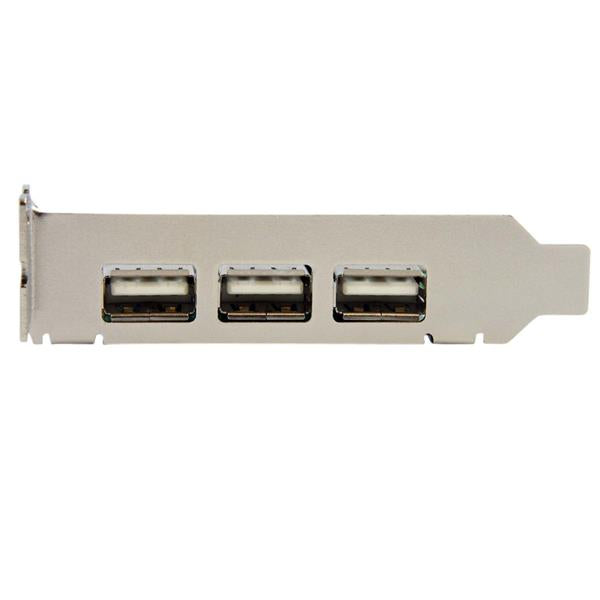 StarTech.com 4 Port PCIE Low Profile USB 2.0 Card - UK BUSINESS SUPPLIES