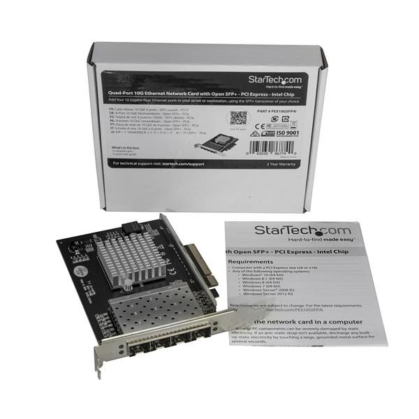 StarTech.com 4 Port SFP Server Network Card XL710 - UK BUSINESS SUPPLIES