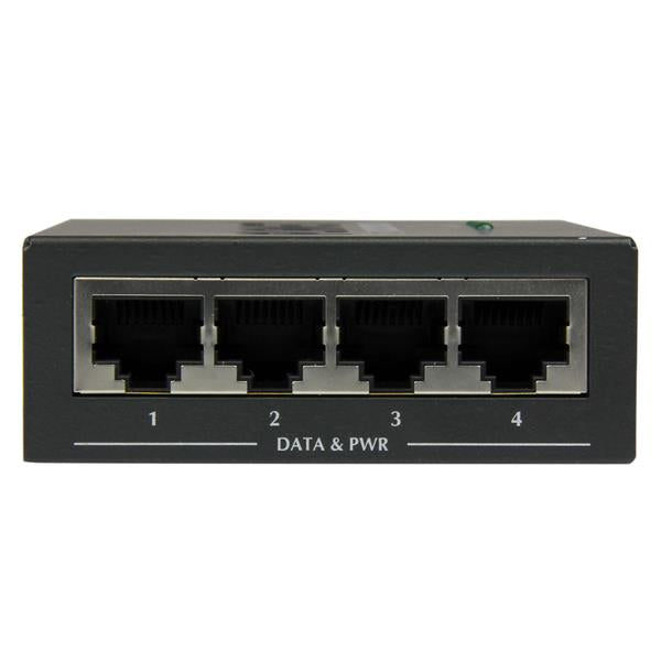 StarTech.com 4 Port Gigabit Midspan PoE and injector - UK BUSINESS SUPPLIES