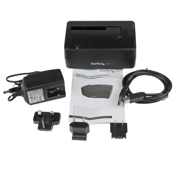 StarTech.com USB3 to SATA HD Dock for 2.5in 3.5in HDD - UK BUSINESS SUPPLIES