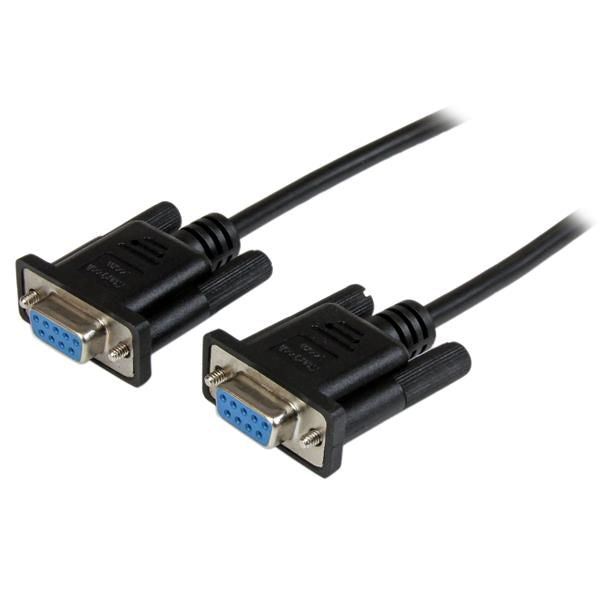 StarTech.com 1m DB9 RS232 Serial Null Modem Cable FF - UK BUSINESS SUPPLIES