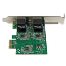 StarTech.com 2 Port GB Server Network Card PCIe NIC - UK BUSINESS SUPPLIES