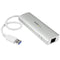 StarTech.com 3 Port Portable USB3 Hub and GB Ethernet - UK BUSINESS SUPPLIES