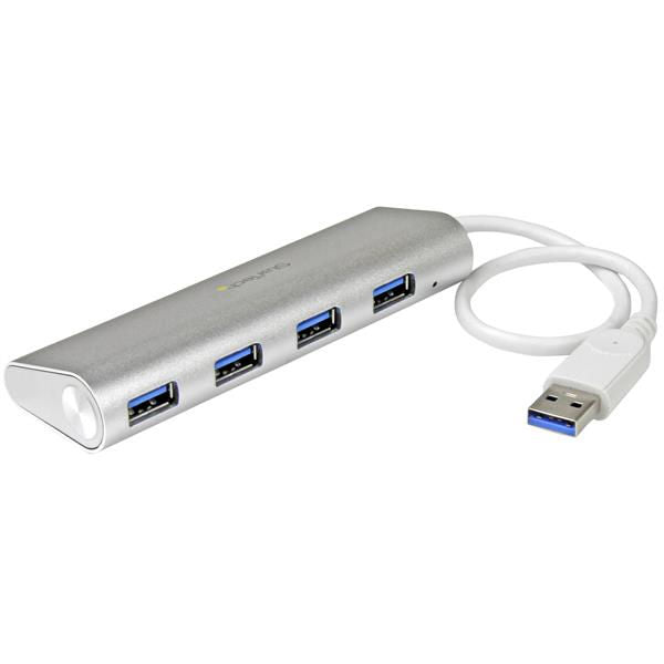 StarTech.com 4 Port USB3 Hub with Built in Cable - UK BUSINESS SUPPLIES