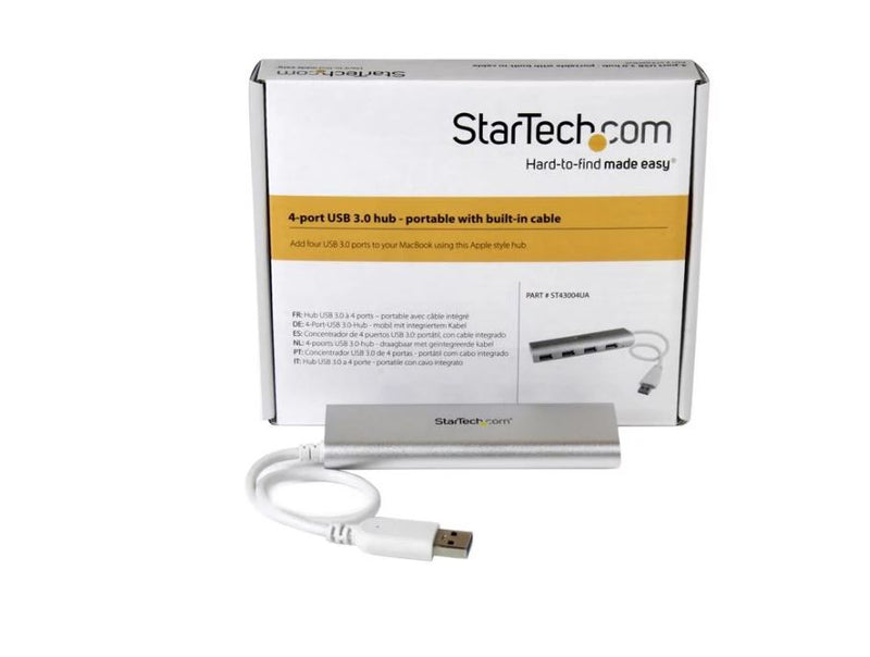 StarTech.com 4 Port USB3 Hub with Built in Cable - UK BUSINESS SUPPLIES