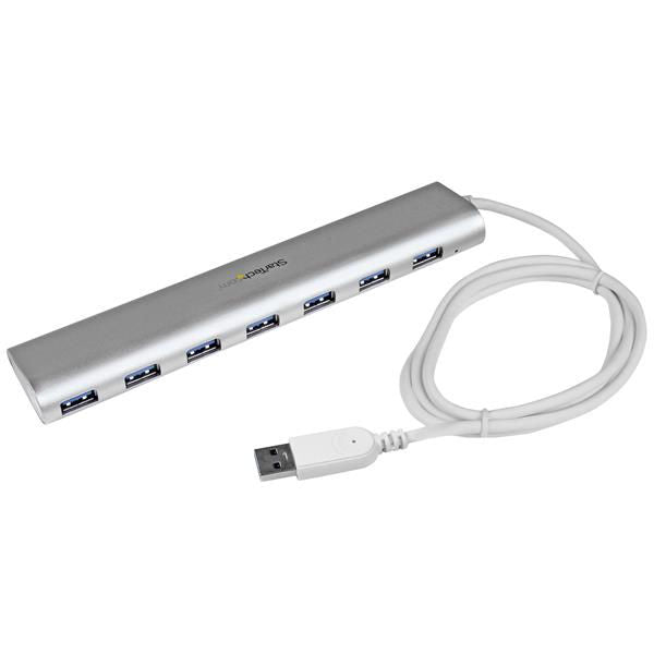 StarTech.com 7 Port USB3 Hub with Built in Cable - UK BUSINESS SUPPLIES