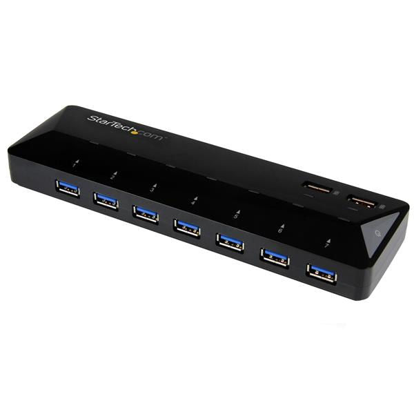 StarTech.com 7 Port USB 3.0 Hub with 2 x 2.4A Ports - UK BUSINESS SUPPLIES