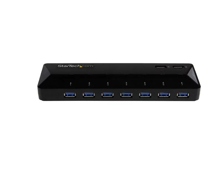 StarTech.com 7 Port USB 3.0 Hub with 2 x 2.4A Ports - UK BUSINESS SUPPLIES