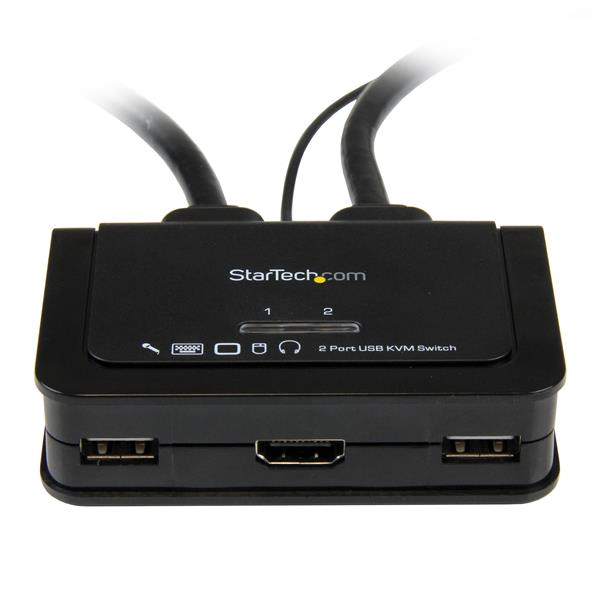 StarTech.com 2 Port USB HDMI Cable KVM Switch - UK BUSINESS SUPPLIES