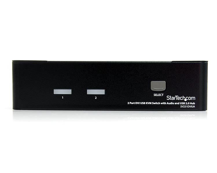 StarTech.com 2 Port DVI USB KVM Switch with Audio - UK BUSINESS SUPPLIES