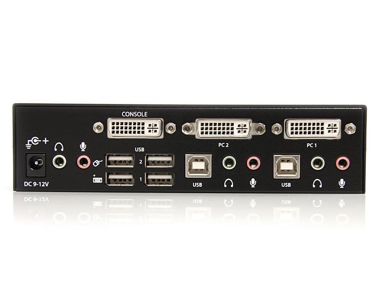 StarTech.com 2 Port DVI USB KVM Switch with Audio - UK BUSINESS SUPPLIES