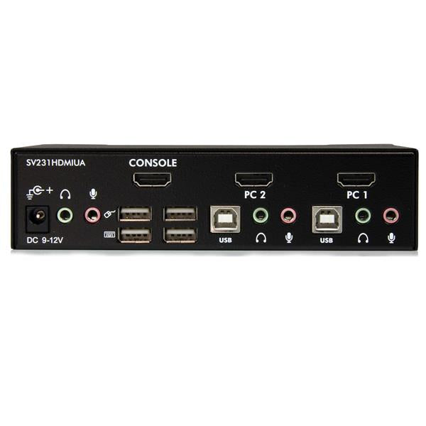 StarTech.com 2 Port USB HDMI KVM Switch with Audio - UK BUSINESS SUPPLIES