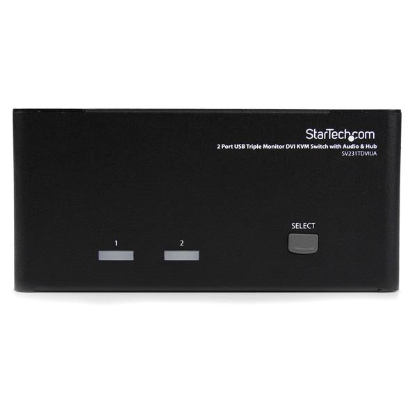 StarTech.com 2 Port Triple Monitor DVI USB KVM Switch - UK BUSINESS SUPPLIES