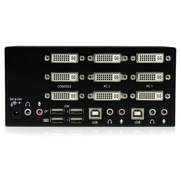 StarTech.com 2 Port Triple Monitor DVI USB KVM Switch - UK BUSINESS SUPPLIES