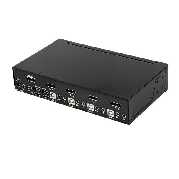 StarTech.com 4 Port DisplayPort KVM Switch 4K - UK BUSINESS SUPPLIES