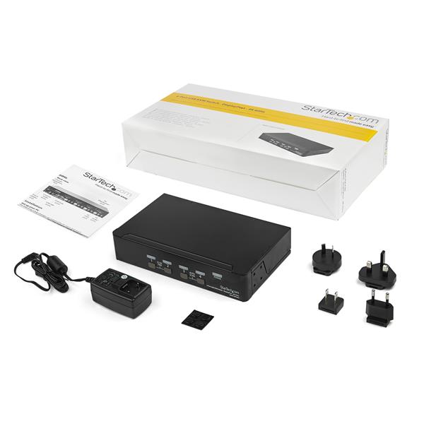 StarTech.com 4 Port DisplayPort KVM Switch 4K - UK BUSINESS SUPPLIES