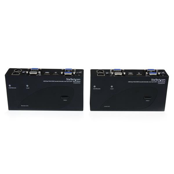 StarTech.com 200m USB Dual VGA Cat5 KVM Extender - UK BUSINESS SUPPLIES