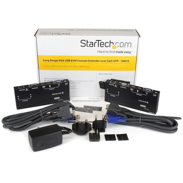 StarTech.com 1000ft USB VGA KVM Cat5 UTP Extender - UK BUSINESS SUPPLIES
