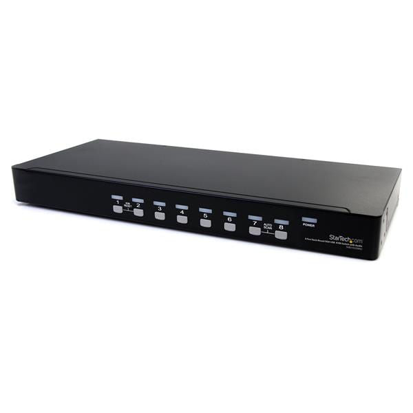 StarTech.com 8 Port USB VGA KVM Switch with Audio - UK BUSINESS SUPPLIES