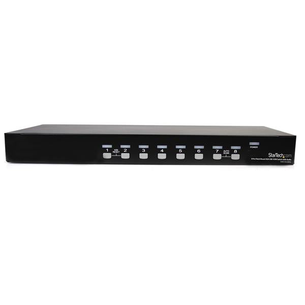 StarTech.com 8 Port USB VGA KVM Switch with Audio - UK BUSINESS SUPPLIES