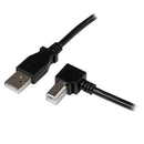 StarTech.com 1m USB 2.0 A to Right Angle B Cable MM - UK BUSINESS SUPPLIES