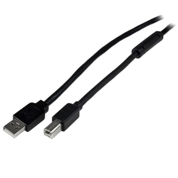 StarTech.com 20m Active USB 2.0 A to B Cable MM - UK BUSINESS SUPPLIES