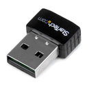 StarTech.com USB 2.0 802.11n 2T2R WiFi Adapter Black - UK BUSINESS SUPPLIES
