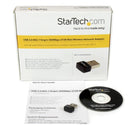 StarTech.com USB 2.0 802.11n 2T2R WiFi Adapter Black - UK BUSINESS SUPPLIES