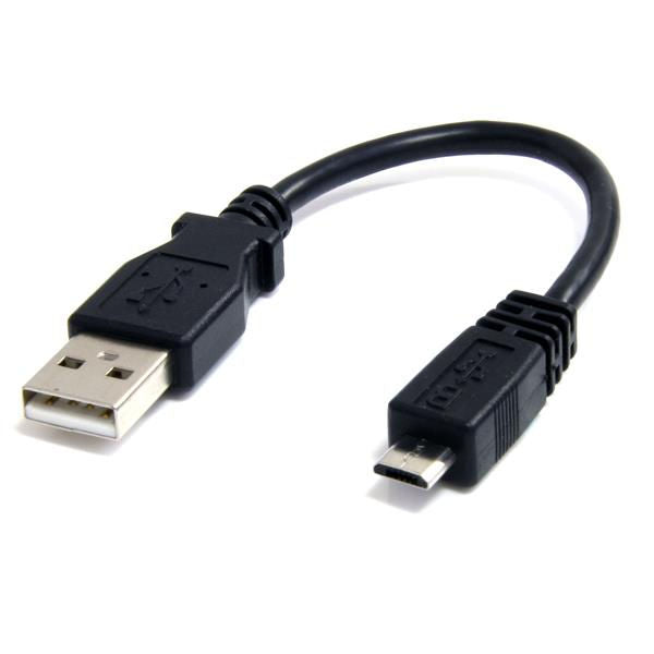 StarTech.com 6in Micro USB Cable A to Micro B - UK BUSINESS SUPPLIES