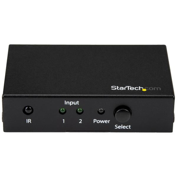 StarTech.com 2Port HDMI Switch 4K 60Hz - UK BUSINESS SUPPLIES