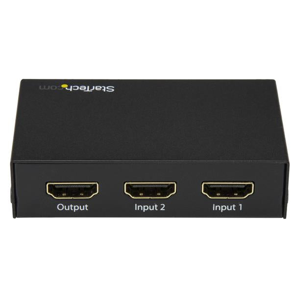 StarTech.com 2Port HDMI Switch 4K 60Hz - UK BUSINESS SUPPLIES