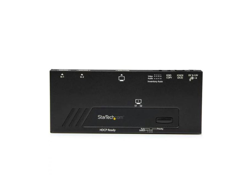StarTech.com 2 Port HDMI Automatic Video Switch 4K - UK BUSINESS SUPPLIES