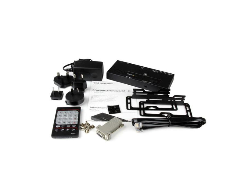 StarTech.com 2 Port HDMI Automatic Video Switch 4K - UK BUSINESS SUPPLIES