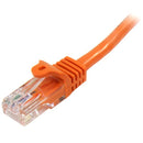 StarTech.com 1m Orange Snagless Cat5e Patch Cable - UK BUSINESS SUPPLIES