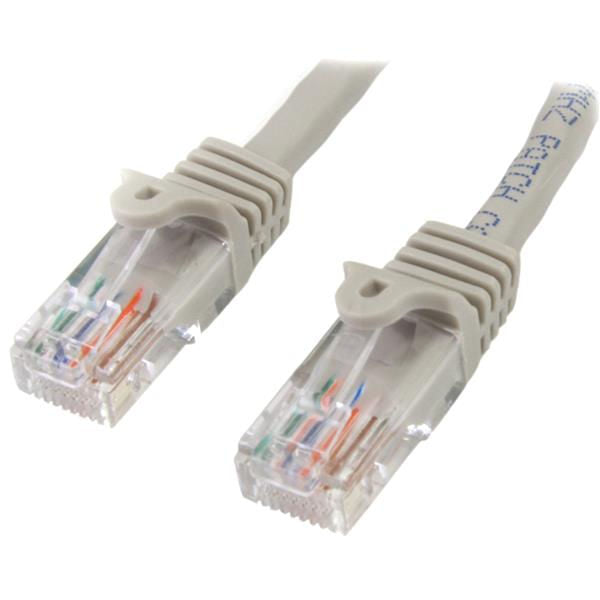 StarTech.com 2m Grey Cat5e Snagless RJ45 UTP Patch - UK BUSINESS SUPPLIES