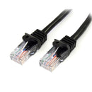 StarTech.com 3m Black Snagless Cat5e Patch Cable - UK BUSINESS SUPPLIES