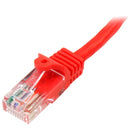 StarTech.com 3m Red Snagless Cat5e Patch Cable - UK BUSINESS SUPPLIES