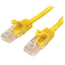 StarTech.com 3m Yellow Snagless Cat5e Patch Cable - UK BUSINESS SUPPLIES
